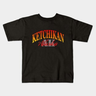 City Pride: Ketchikan, Alaska Kids T-Shirt